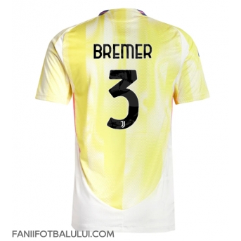 Juventus Gleison Bremer #3 Tricou Fotbal Replică 2024-25 Barbati Deplasare